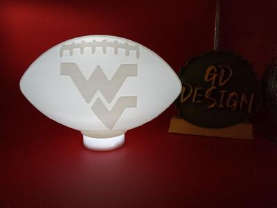 WEST VIRGINIA MOUNTAINEERS FOOTBALL LIGHT