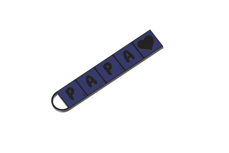 DADDY SCRABBLE KEY RING