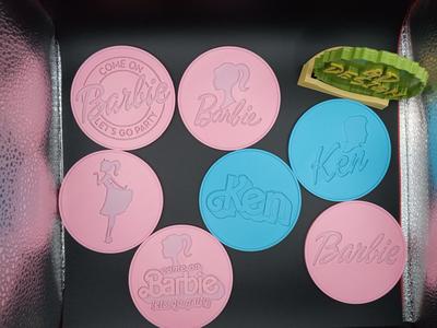 Mattel Barbie Coaster Set