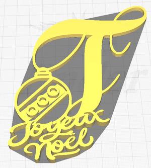 christmas decoration letter T