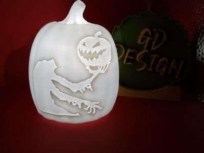 Headless Horsemen Ver 2 3D Halloween Pumpkin Lights