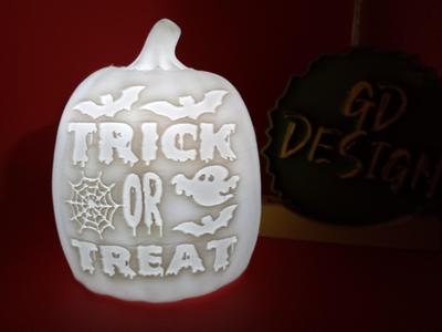 Trick Or Treat 3D Halloween Pumpkin Lights