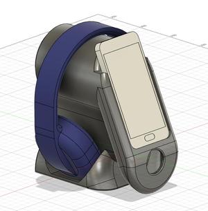 Smartphone Earphone Stand