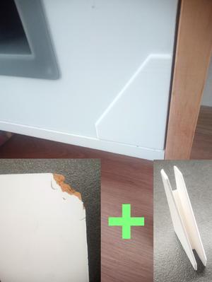 Spare corner for kids kitchen  / Náhradní roh do dětské kuchyňky