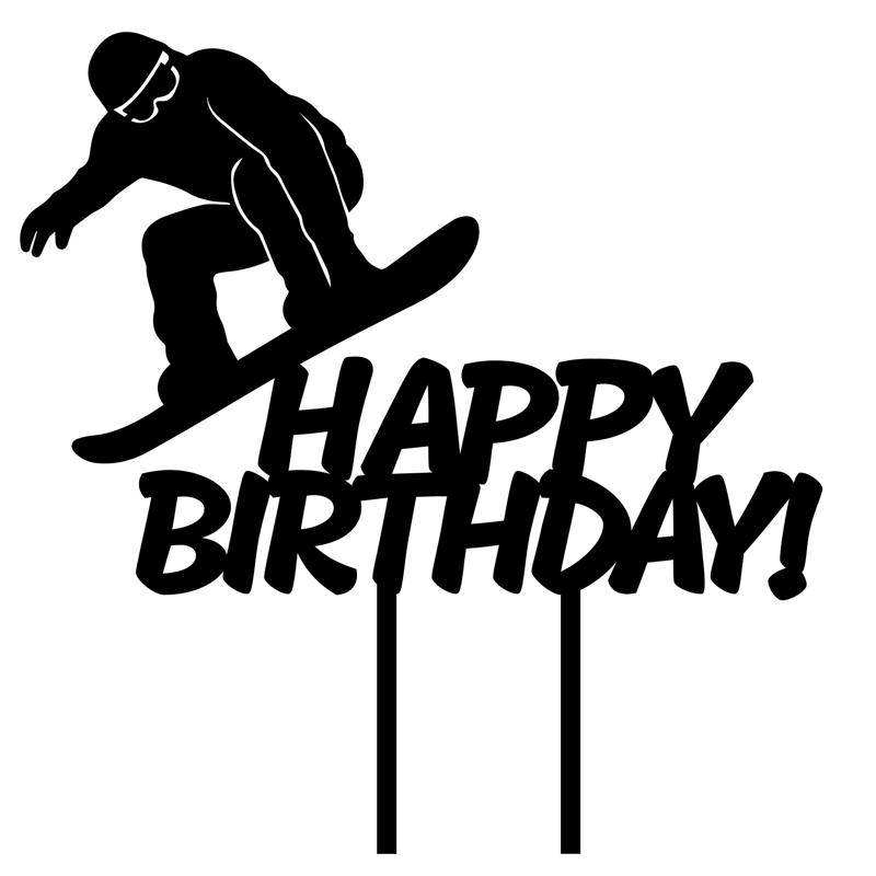 2x TOPPER CAKE snowboard snowboarding snowboardING