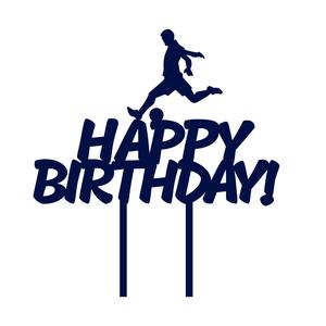 FOOTBALL SOCCER CAKE TOPPER