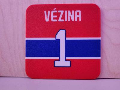 NHL Coaster - EDOUARD "EDDIE" VEZINA