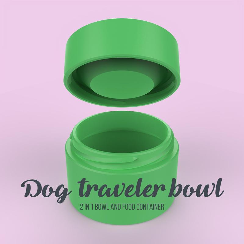 Dog traveler bowl