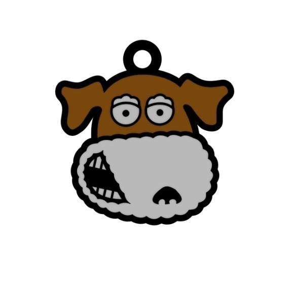 Key Ring Dog#3