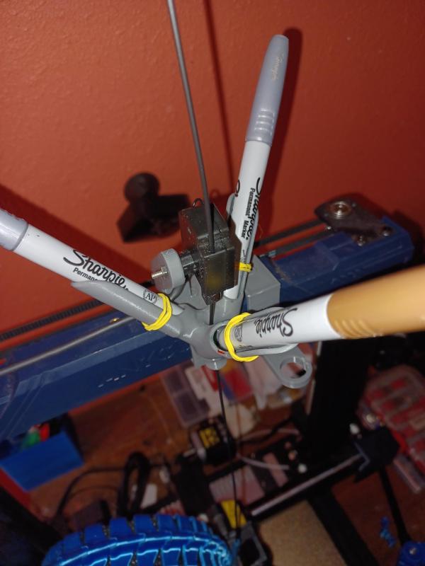 Kobra 2 Filament Frankenstien guide/sharpie blender/runout sensor