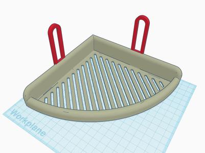 bathroom shelf for hanging