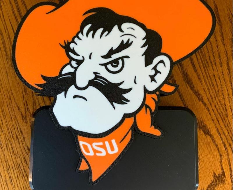 Oklahoma State Pistol Pete LED Lightbox