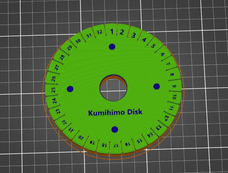 Bead Braiding Disk - kumihimo disk