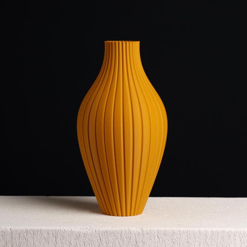 Striped Bulb Vase, (Vase Mode)