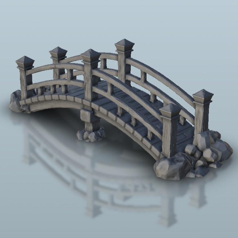 Wooden bridge (12) - Age of Sigmar Bolt Action Flames of War scenery terrain wargame Modern