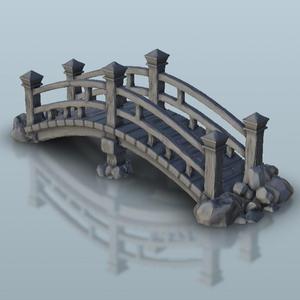 Wooden bridge (12) - Age of Sigmar Bolt Action Flames of War scenery terrain wargame Modern
