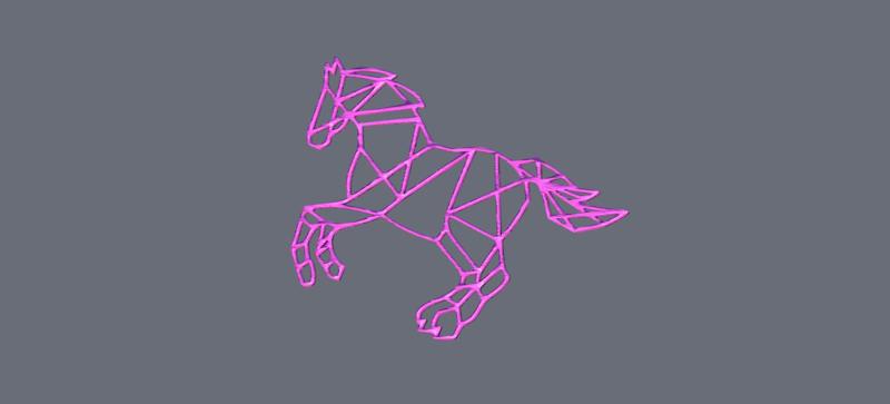 Geometric horse