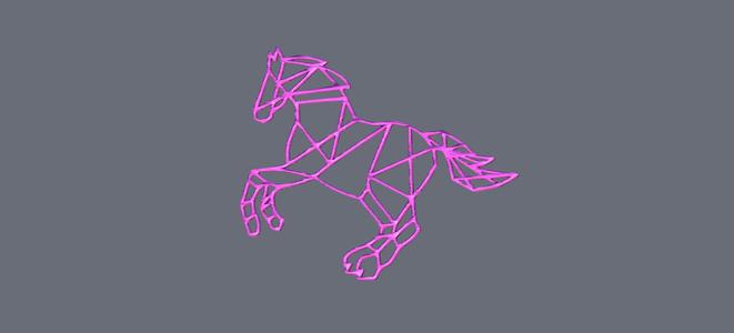 Geometric horse