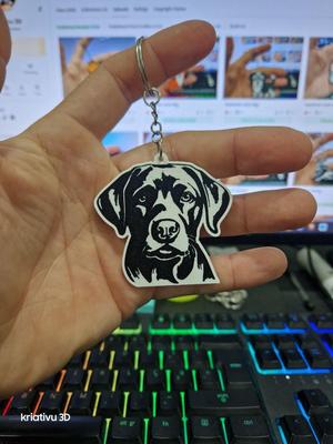 labrador keychain