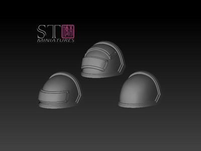 Leather shoulder, 3 variants