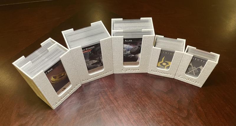 Simple cardboxes for sleeved Dune Imperium Uprising cards