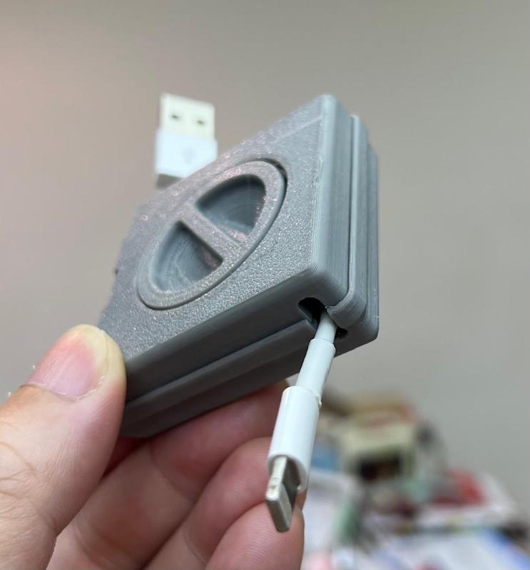 Mobile phone cord collection box