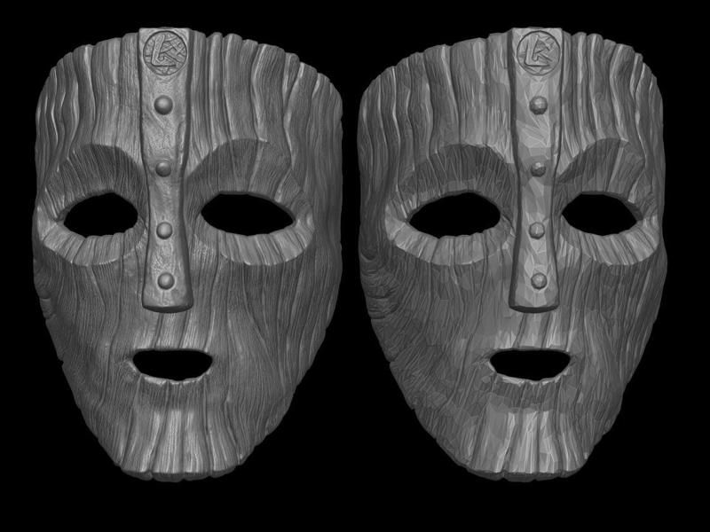 Loki mask from the movie "The Mask"