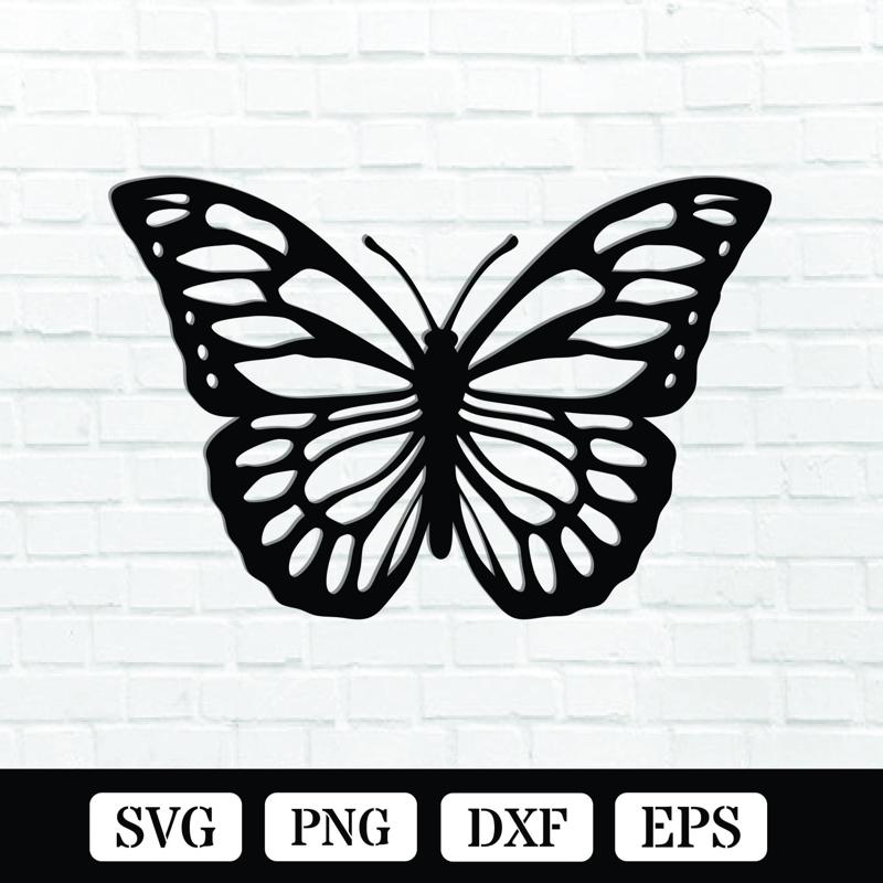 Butterfly Metal Wall Art Laser Cut SVG
