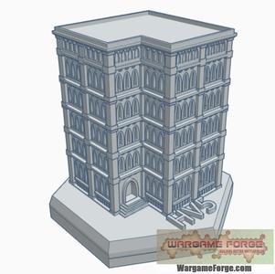 Gothic Building 72 Hex Map Scale HMSG072