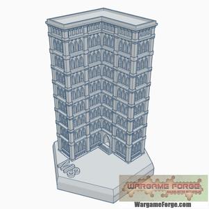 Gothic Building 43 Hex Map Scale HMSG043