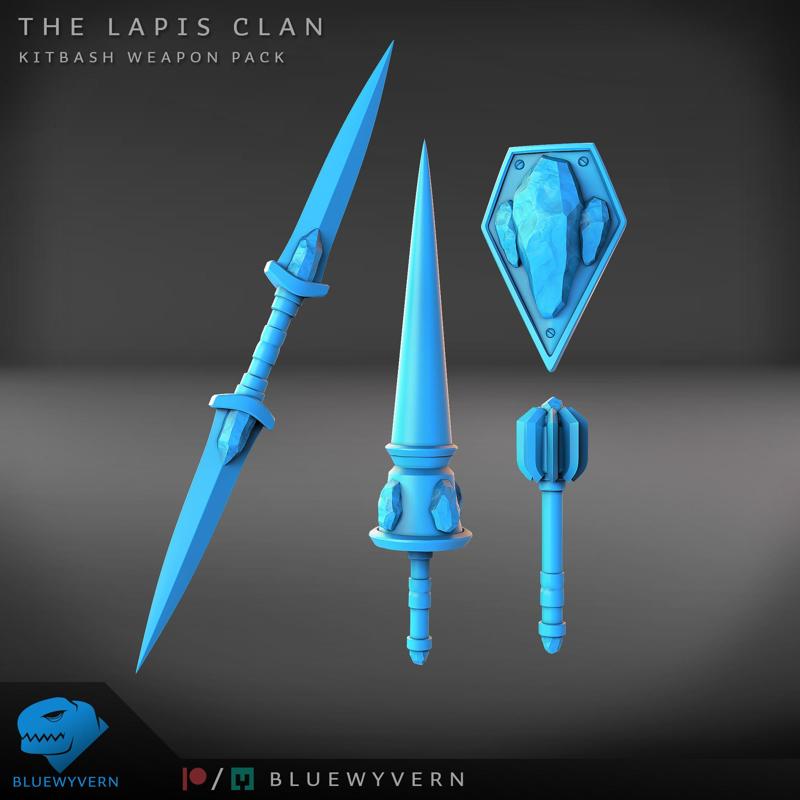 The Lapis Clan - Kitbash Weapon Pack