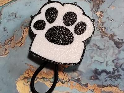 Cat Paw Hair Bow - Clip