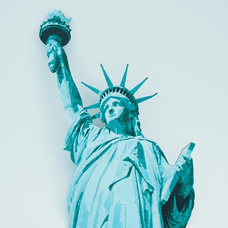 Statue of liberty Oil Painting（Hueforge Painting）