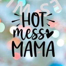 Hot Mess Mama Stamp Cookie Cutter