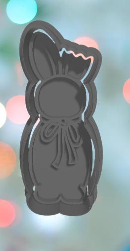 Easter Chocolate Bunny Bitten 1 Cookie Cutter