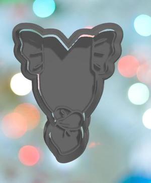 Baby Shower Ruffled Knotted Onesie Cookie Cutter