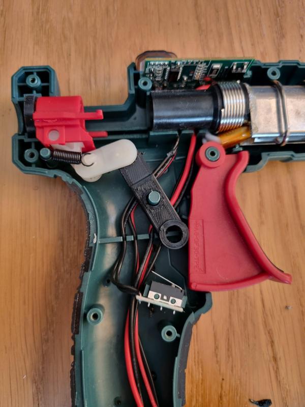 parkside 20-Li A1 gluegun trigger mechanism