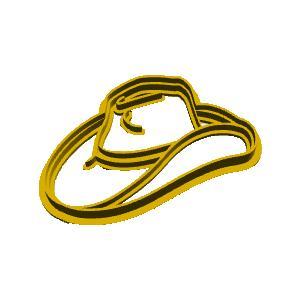 Cowboy Hat Cookie Cutter