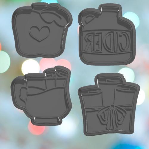 Fall Cider Cookie Cutter Set