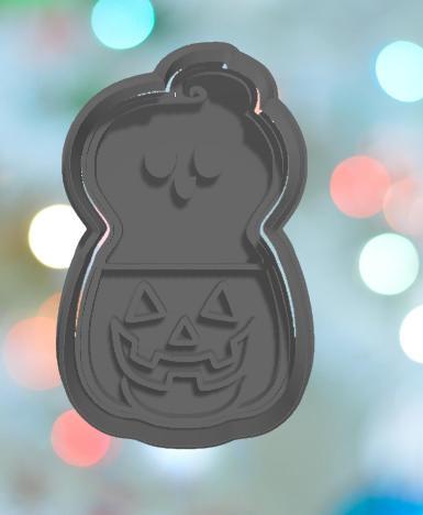 Halloween Jack O Lantern Ghost  Cookie Cutter