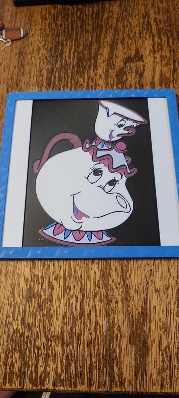 Frame for Mrs. Potts hueforge