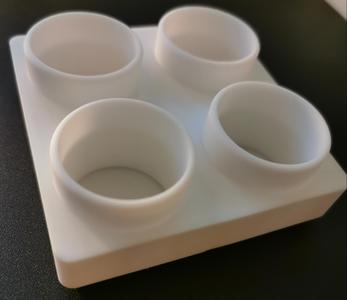Gridfinity Vape bottle 50 ml holder 4x