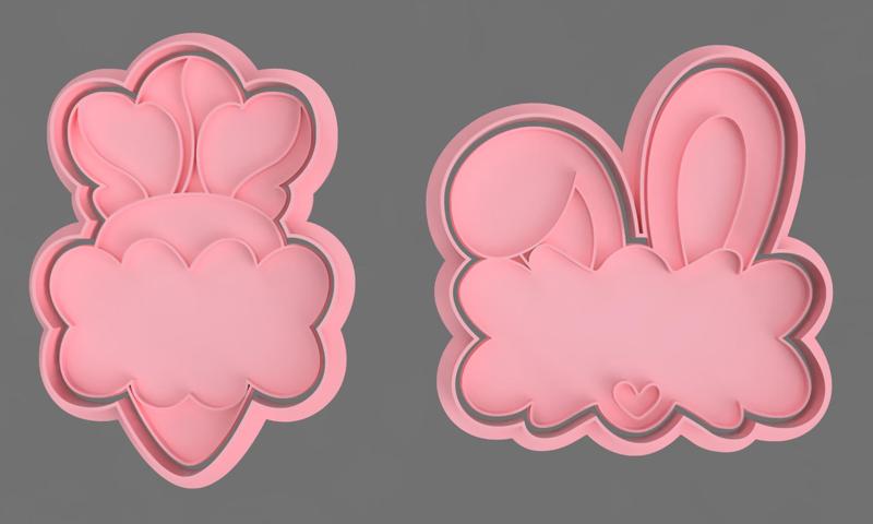 EASTER CUTTERS FOR COOKIES AND FONDANT