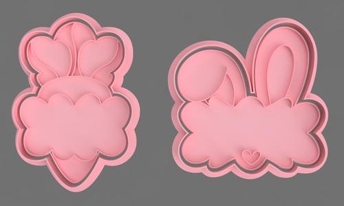 EASTER CUTTERS FOR COOKIES AND FONDANT