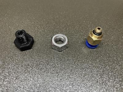 Pneumatic push-in fitting adapter outside M8 inside M5