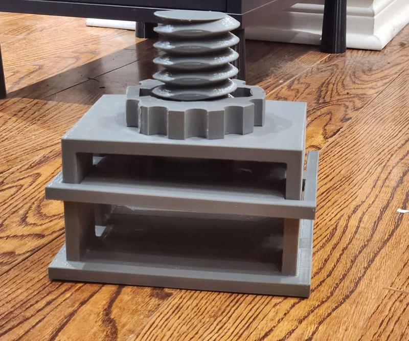 Print in place book press for small books