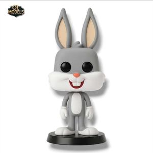 Bugs Bunny Chibi Figure Looney Tunes 3D Model