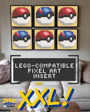 LEGO-Compatible IKEA SANNAHED Insert (50cm / 19 ¾″)
