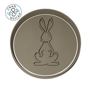 Rabbit Pose (no 20) - Cookie Cutter - Fondant - Polymer Clay
