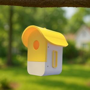 Japandi Hanging Modern Birdhouse